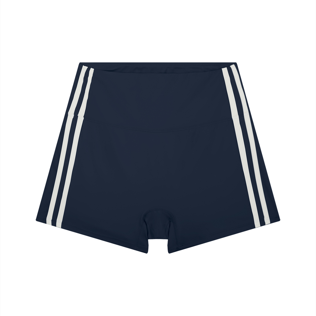 Sweet Route Women’s High-Waist Color Block Yoga Shorts
