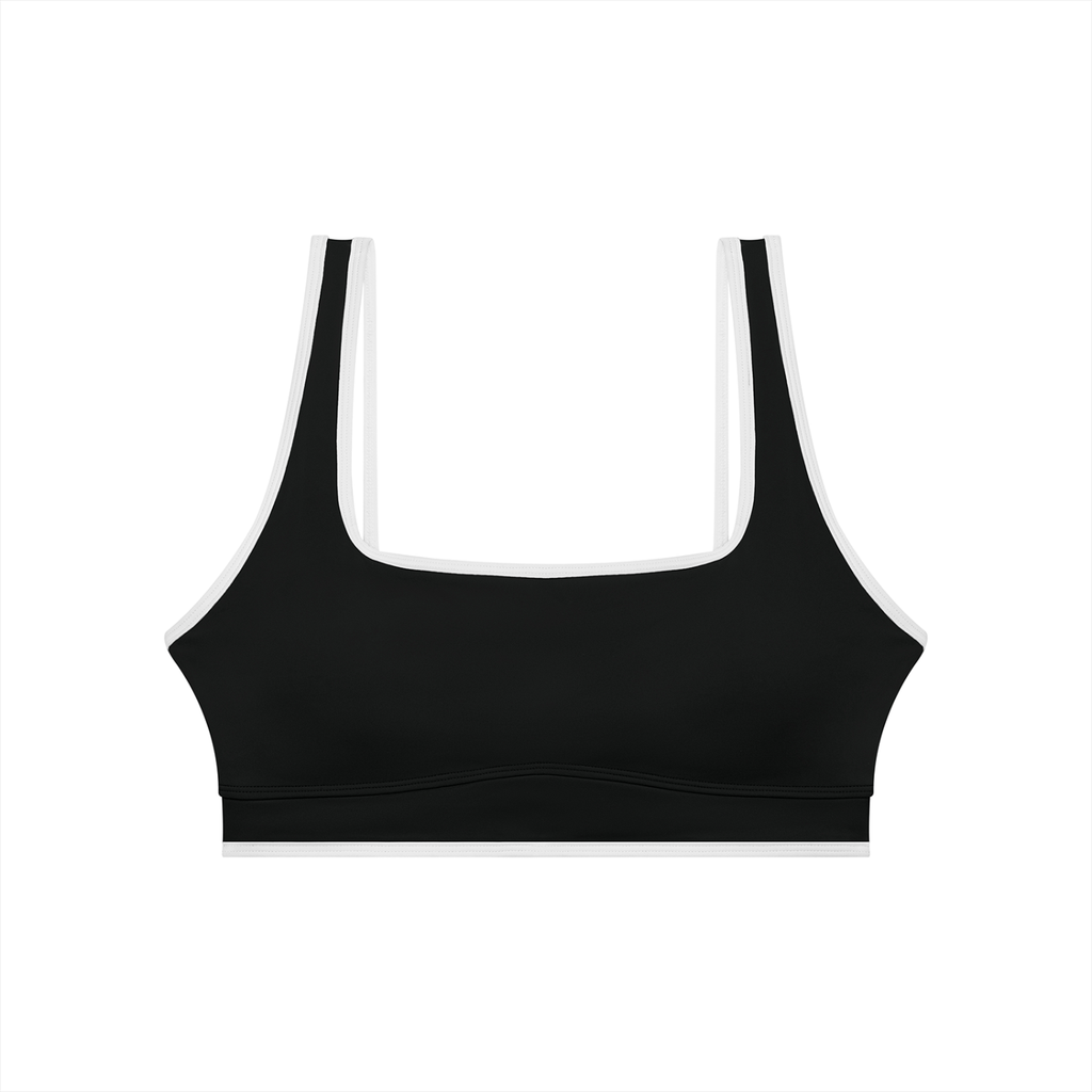 Sweet Route Women's Color Block Yoga Sports Bra