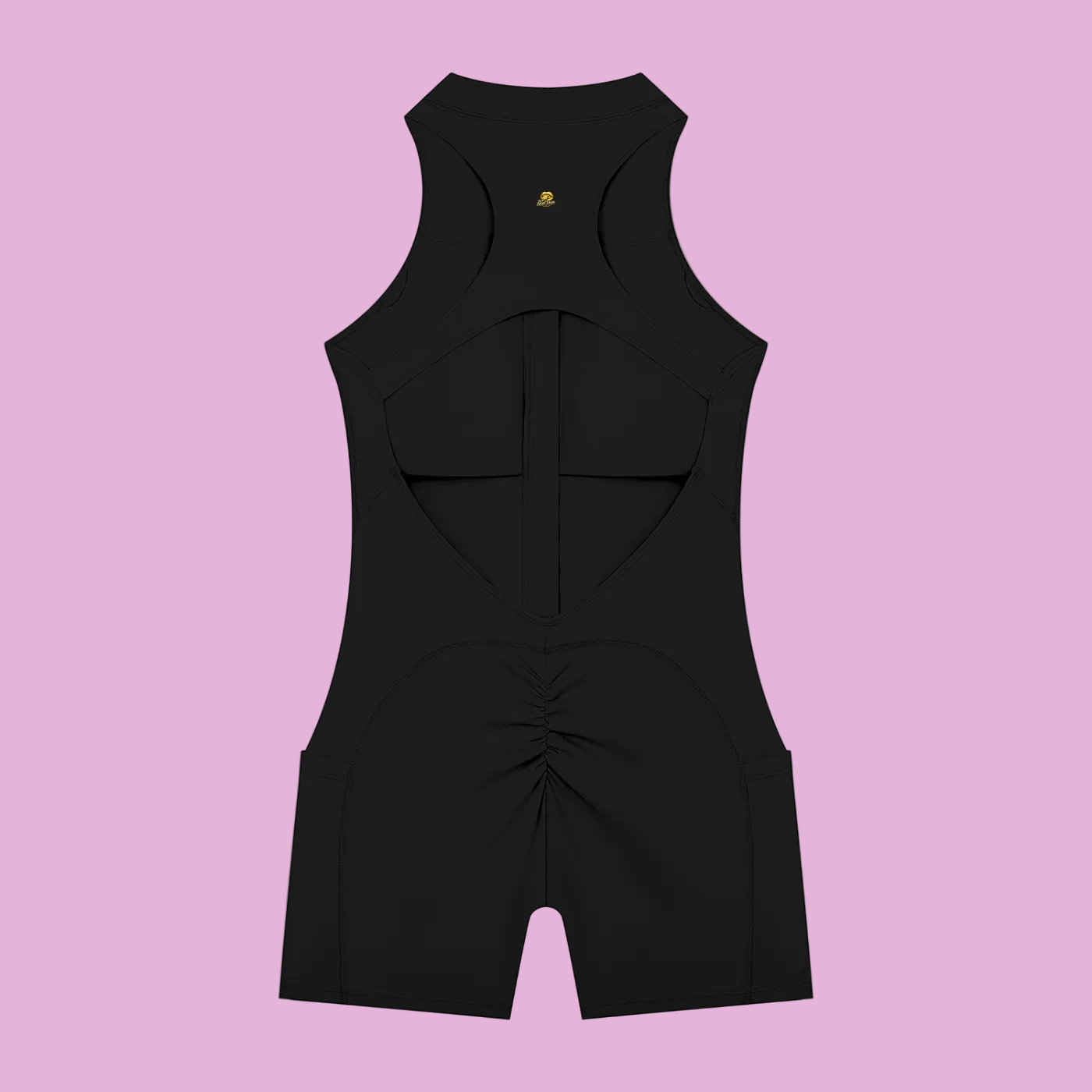 Sweet Route Women’s Quarter-Zip Yoga Romper