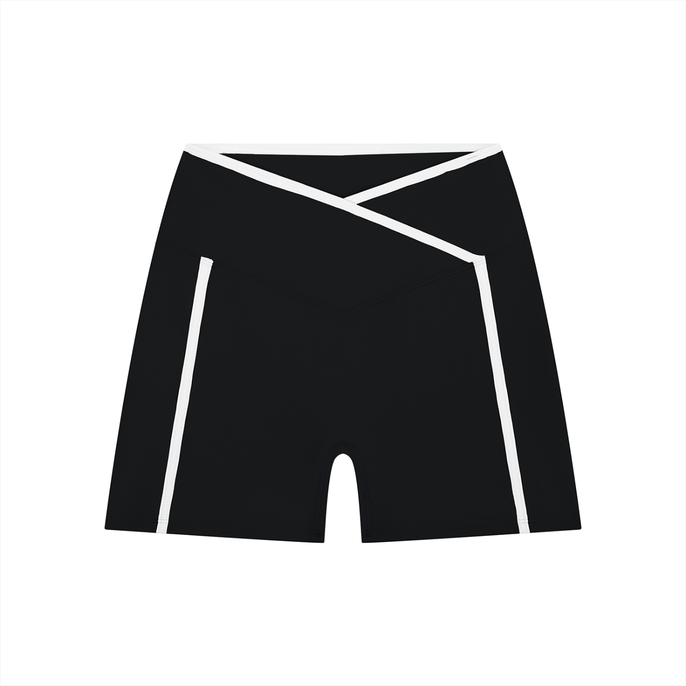 Sweet Route Women’s High Rise Color Block Yoga Shorts