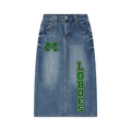 Women’s Loboes Vintage Wash Denim Skirt