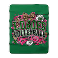 Loboes Volleyball Game Day Sherpa Blanket