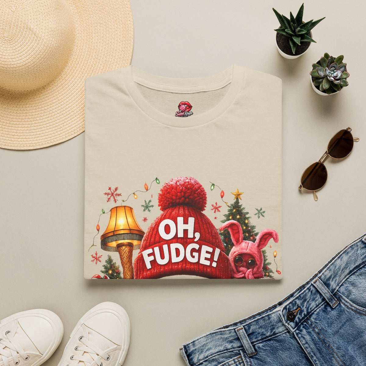 Oh, Fudge! Christmas Movie Quote T-Shirt