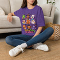 Halloween Trick or Treat Cuties T-Shirt | Cute Ghost & Pumpkin Kids Halloween Graphic Tee | Retro Spooky Season Shirt