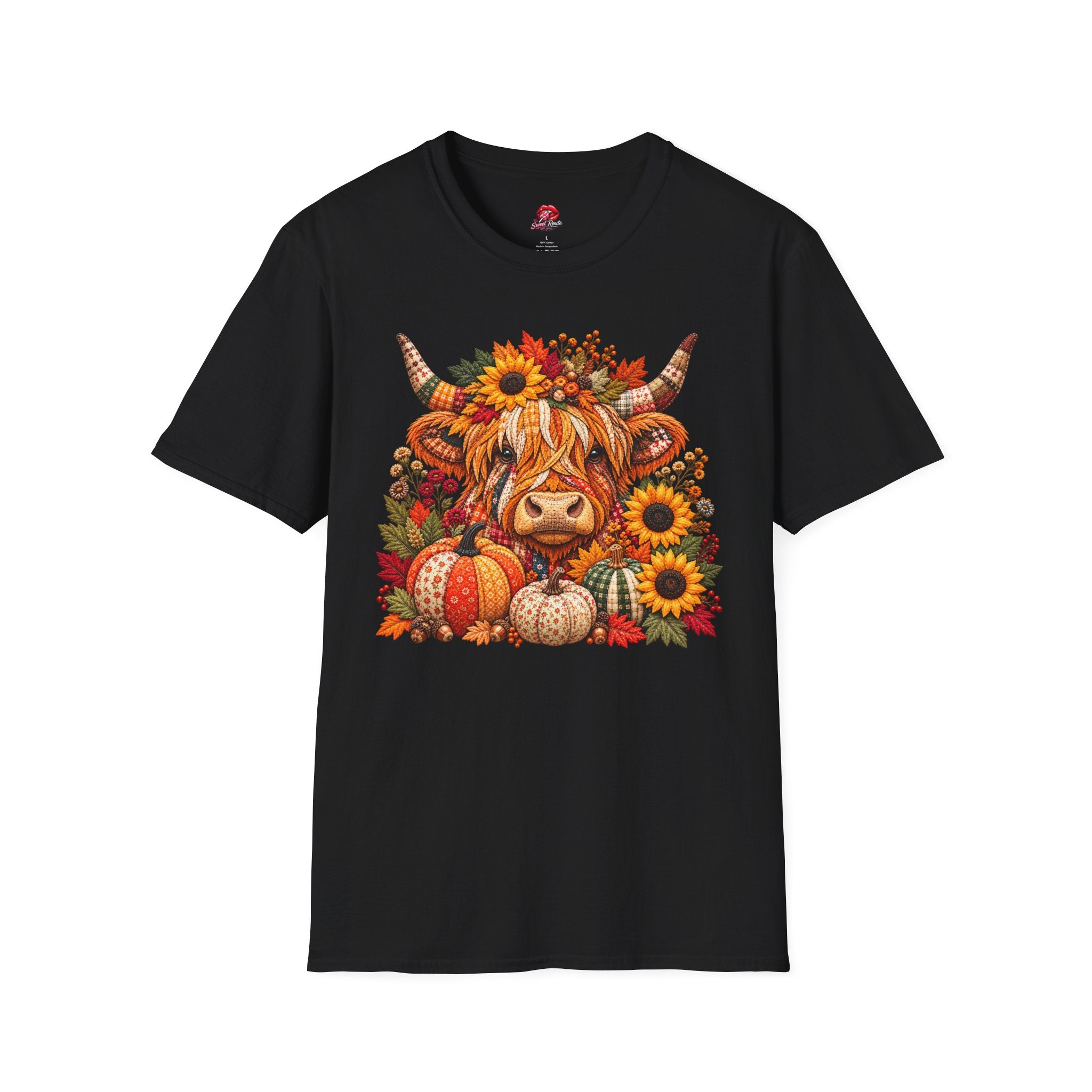 Autumn Highland Cow T‑Shirt
