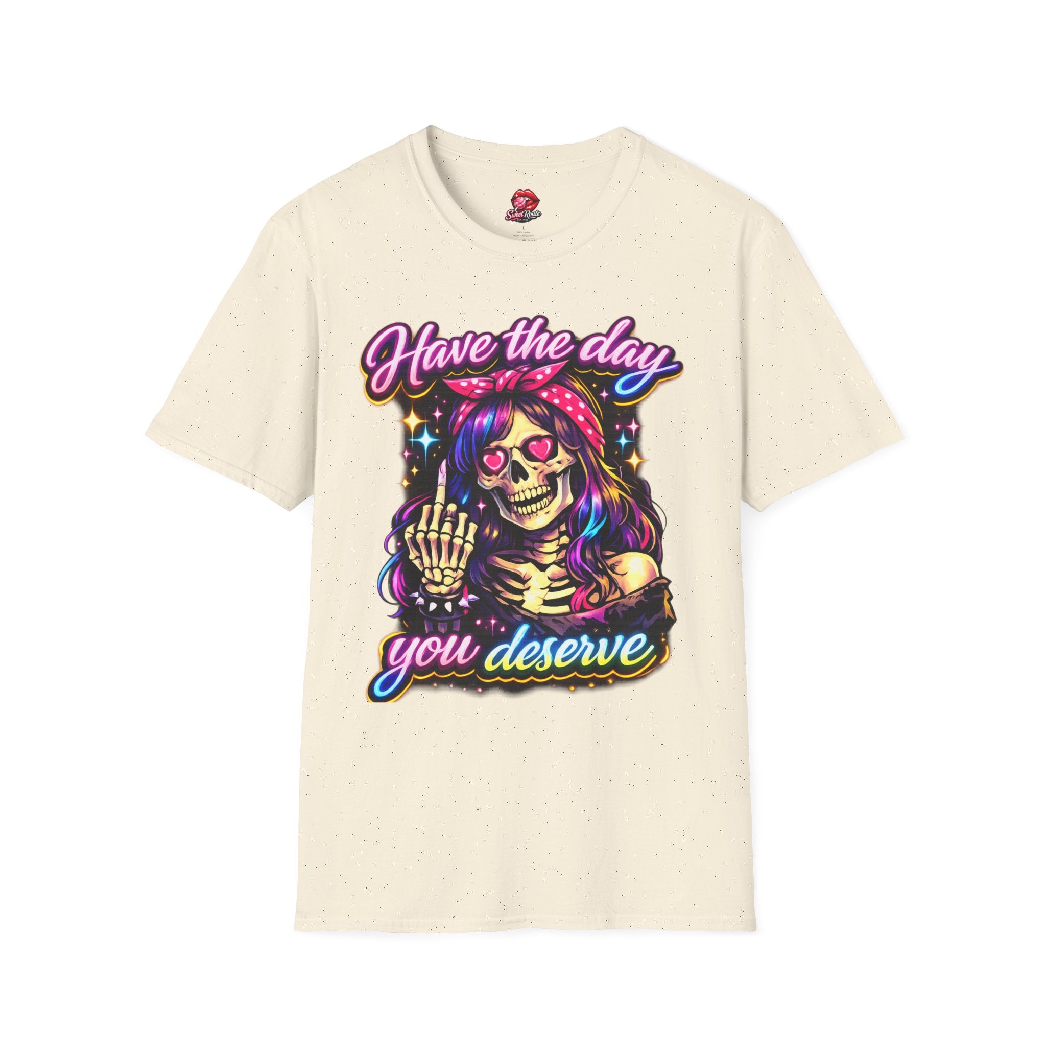 Have the Day Skull Girl Graphic T-Shirt