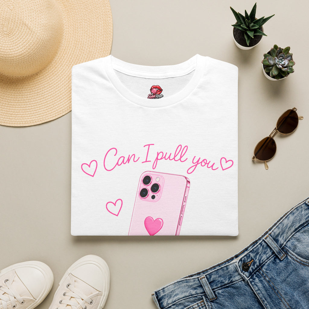 Can I Pull You Phone Graphic T-Shirt