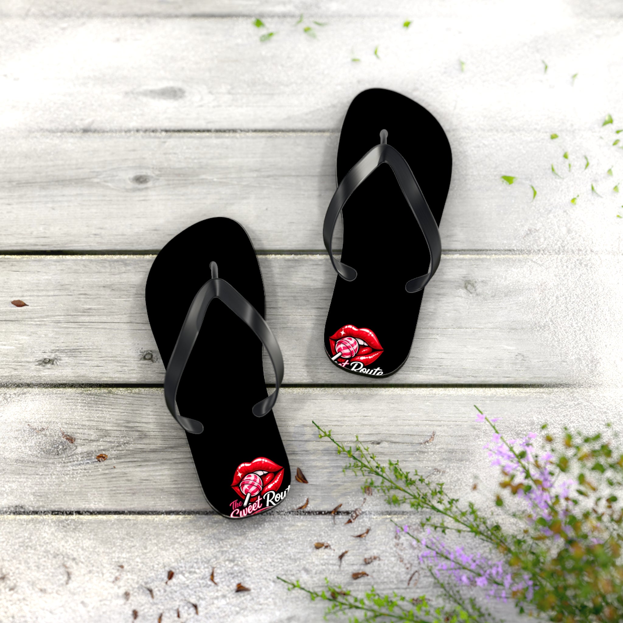 Sweet Route Flip Flops