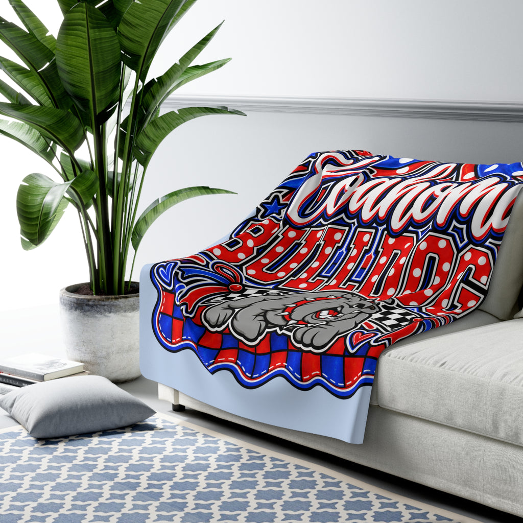 Coahoma Bulldogs Sherpa Fleece Blanket