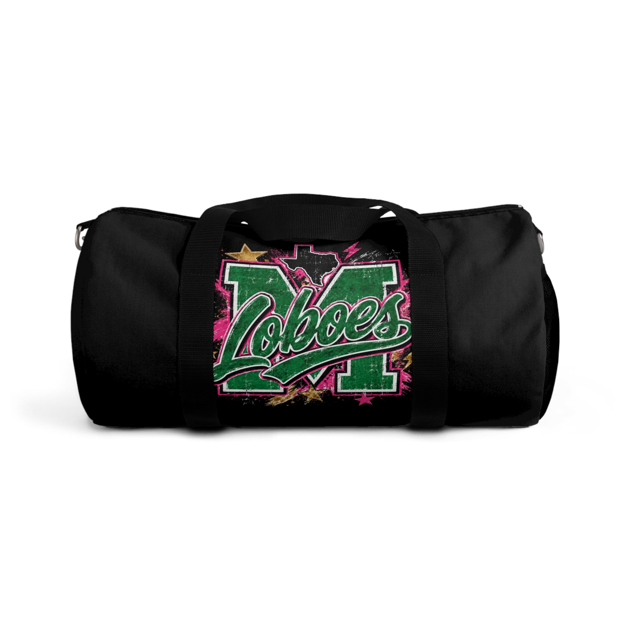 Loboes M Varsity Duffel Travel Bag