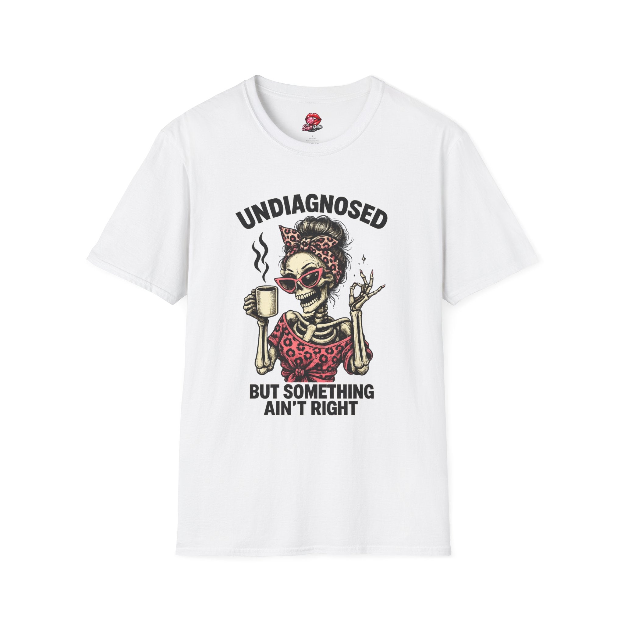 Undiagnosed Skull Lady Coffee Tee