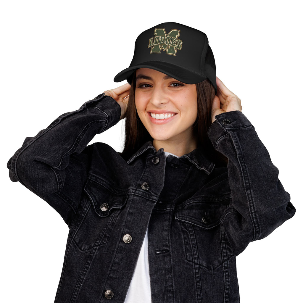 Vintage Loboes M Distressed Foam Trucker Hat