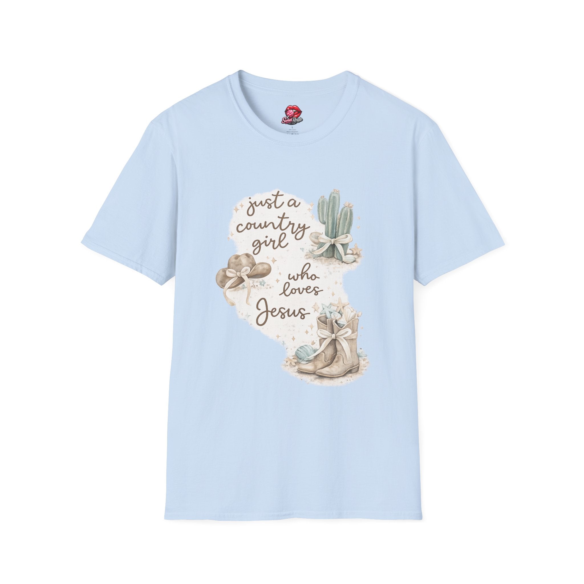 Just a Country Girl Who Loves Jesus T-Shirt