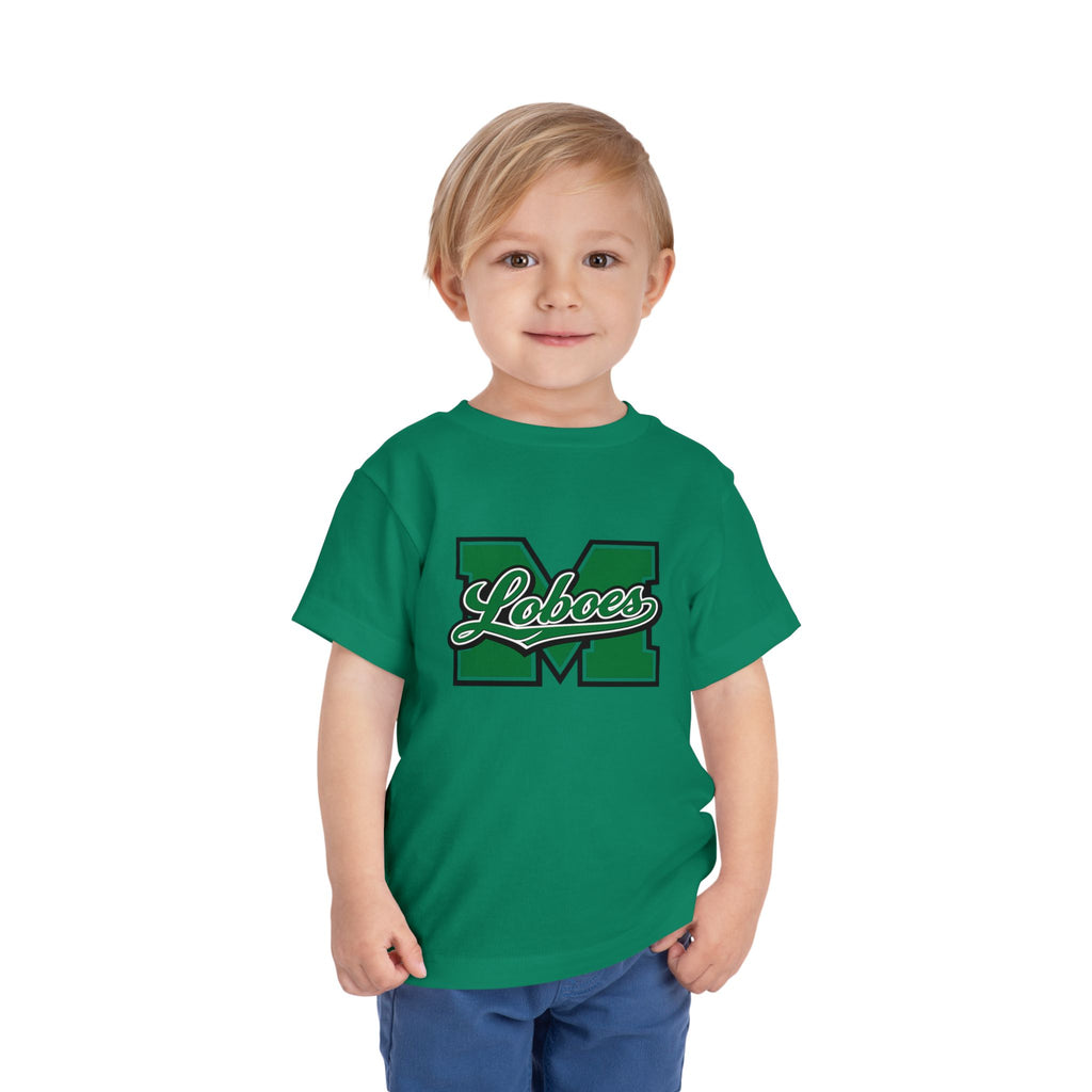 Loboes M Green Block Toddler Tee