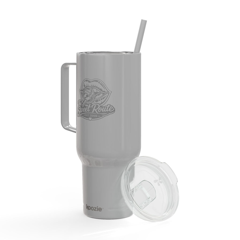 Sweet Route Insulated Tumbler with Lid, 40oz