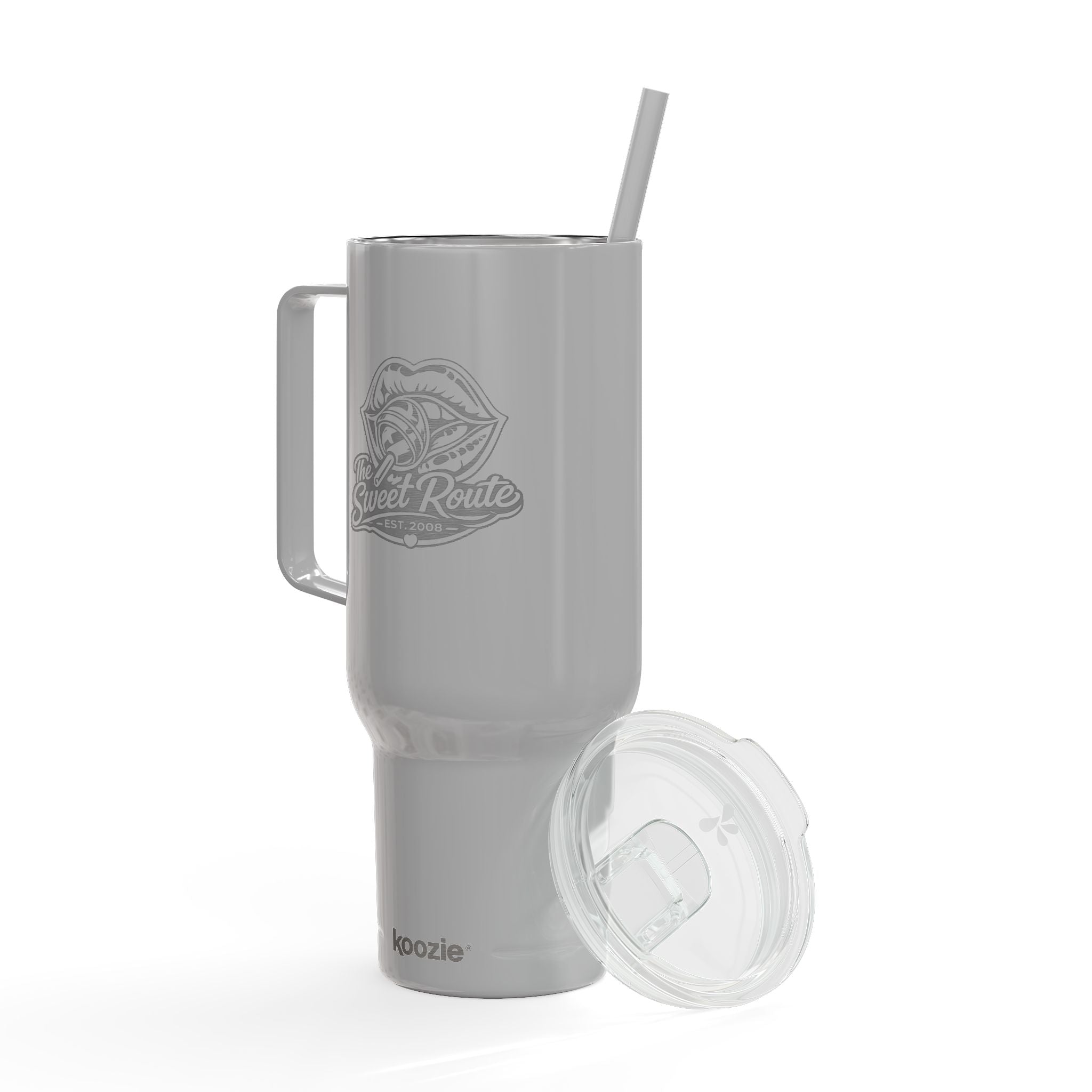 Sweet Route Insulated Tumbler with Lid, 40oz