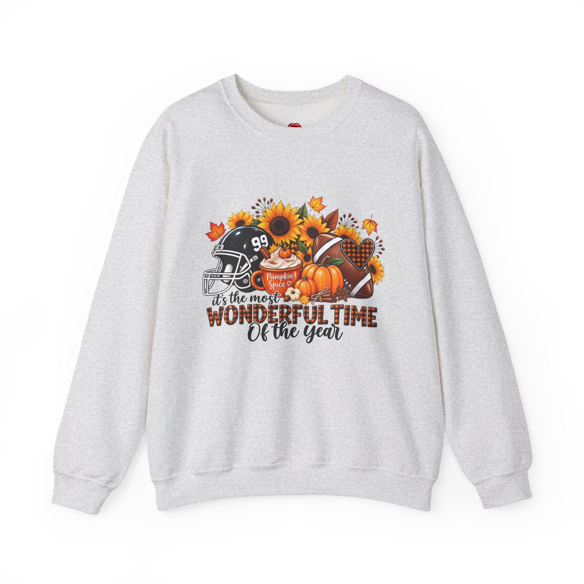 It's the Most Wonderful Time of the Year Pumpkin & Sunflower Fall  Crewneck