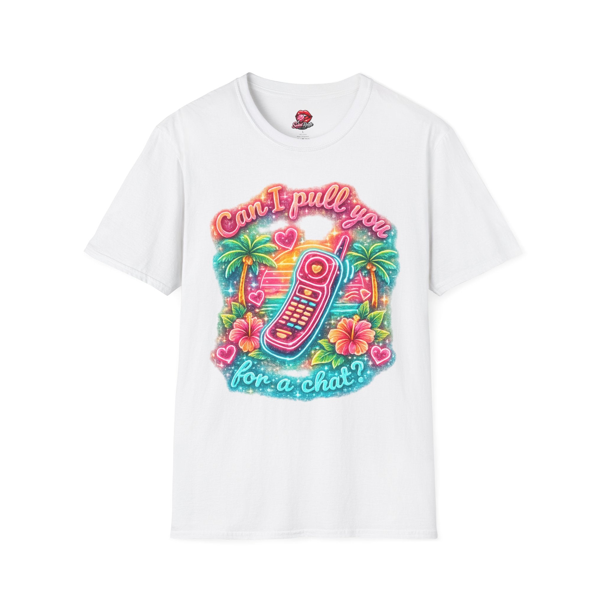 Can I Pull You For a Chat Retro Cell Phone T-Shirt