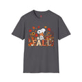 Cute Autumn Leaves & Pumpkins Snoopy Tee
