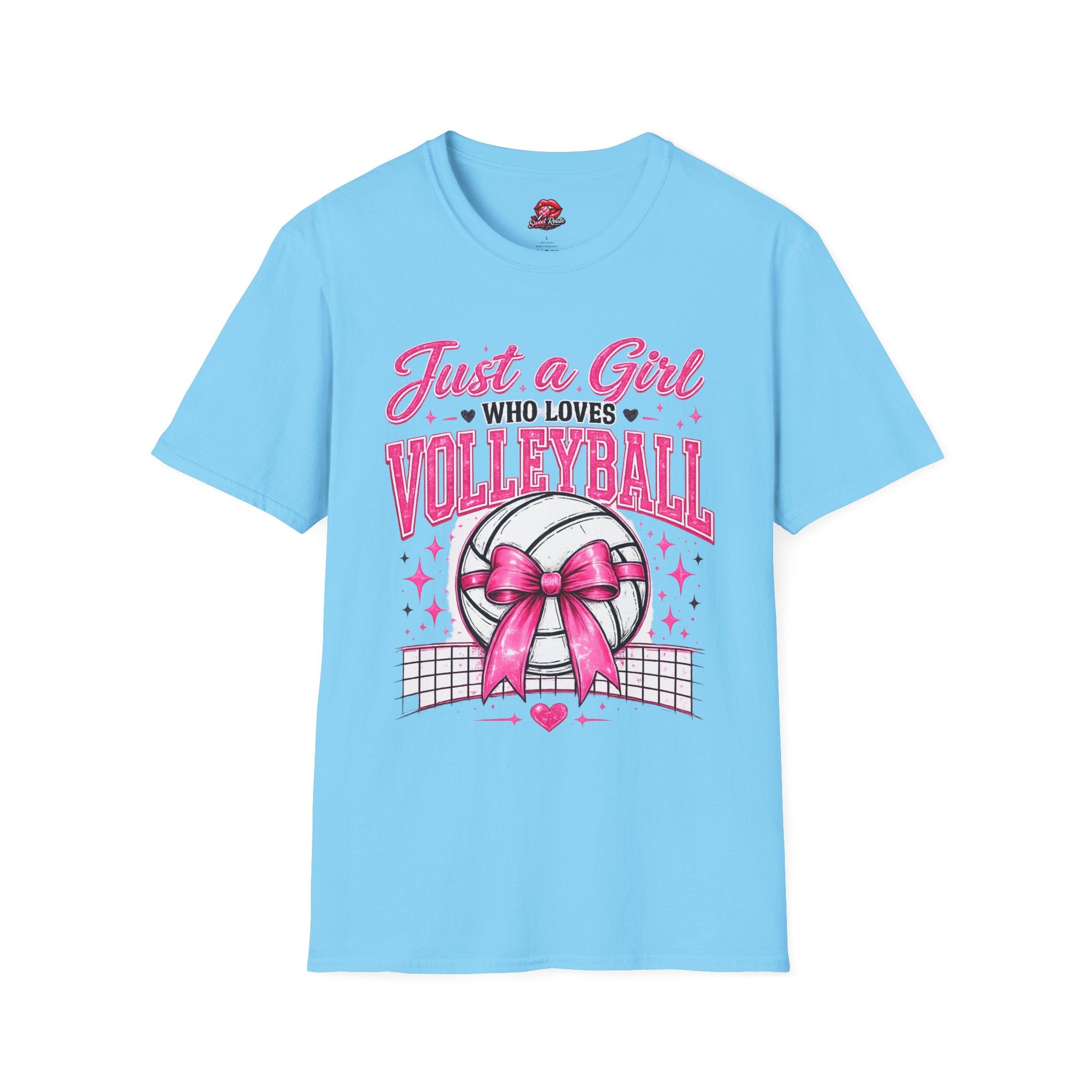 Just Girl Who Loves Volleyball Tee
