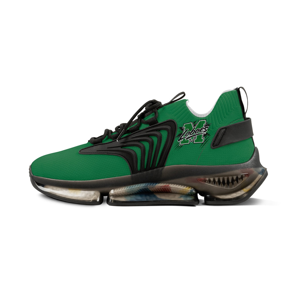 Men's Green Mesh Lobo Sneakers