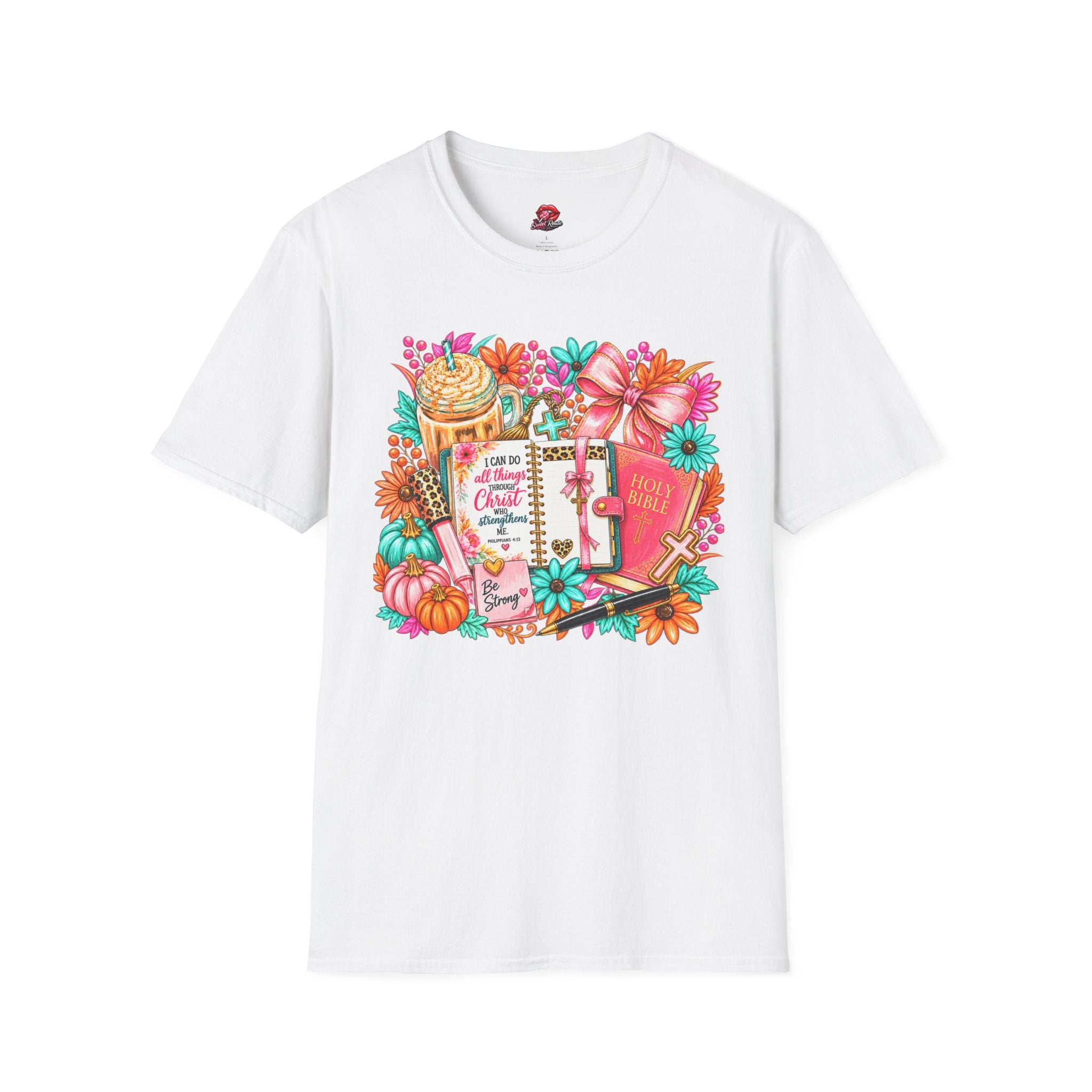 Floral Bible & Devotional Design Tee