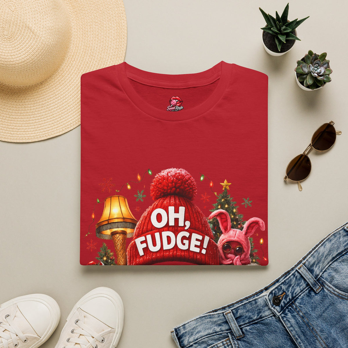 Oh, Fudge! Christmas Movie Quote T-Shirt
