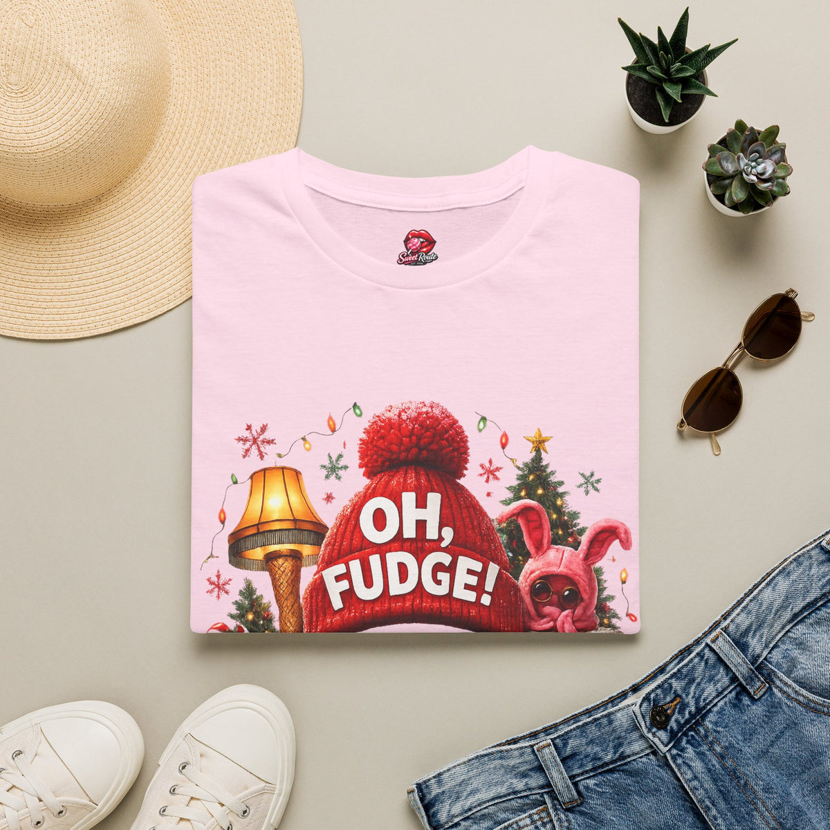 Oh, Fudge! Christmas Movie Quote T-Shirt