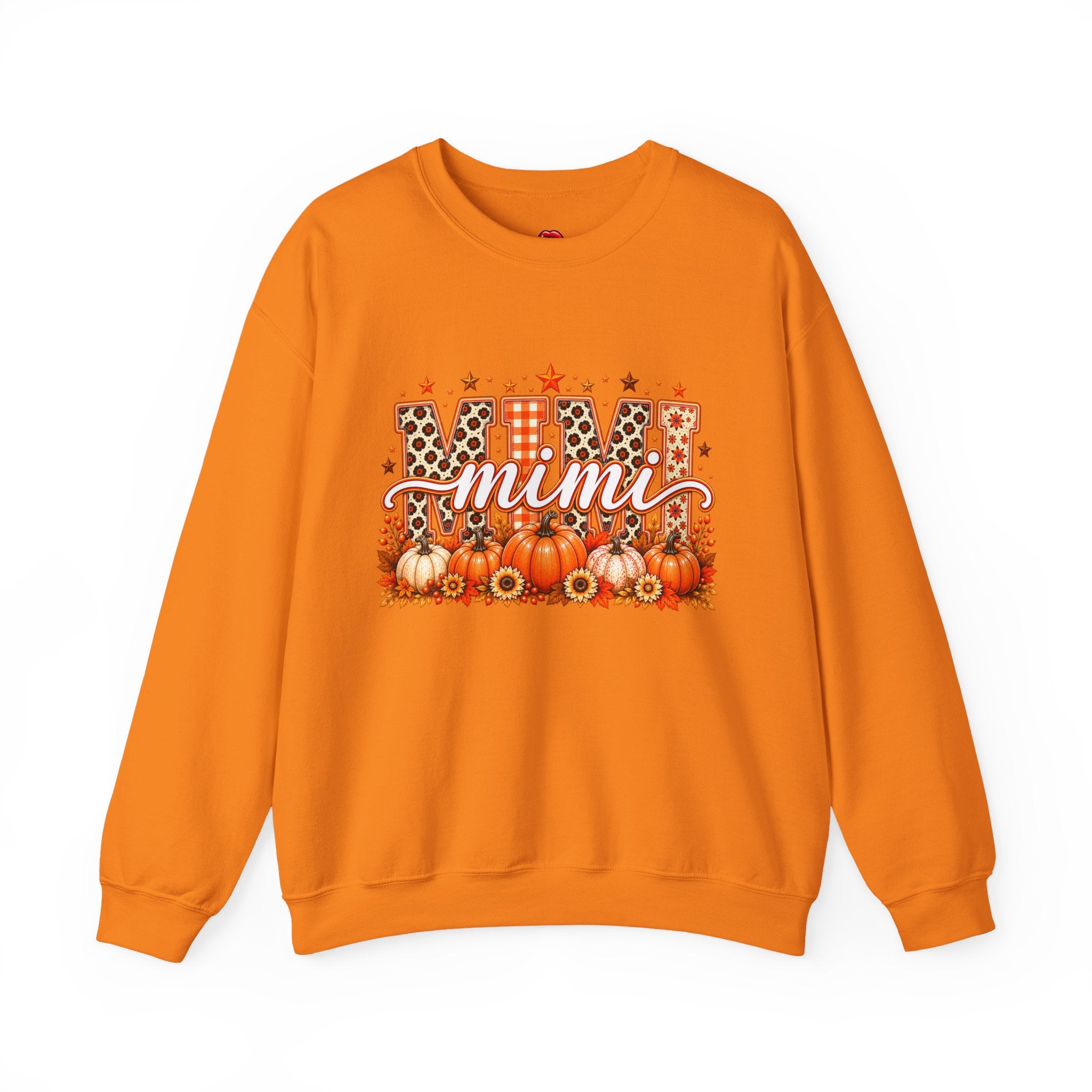 Mimi Fall Pumpkin Crewneck Sweatshirt