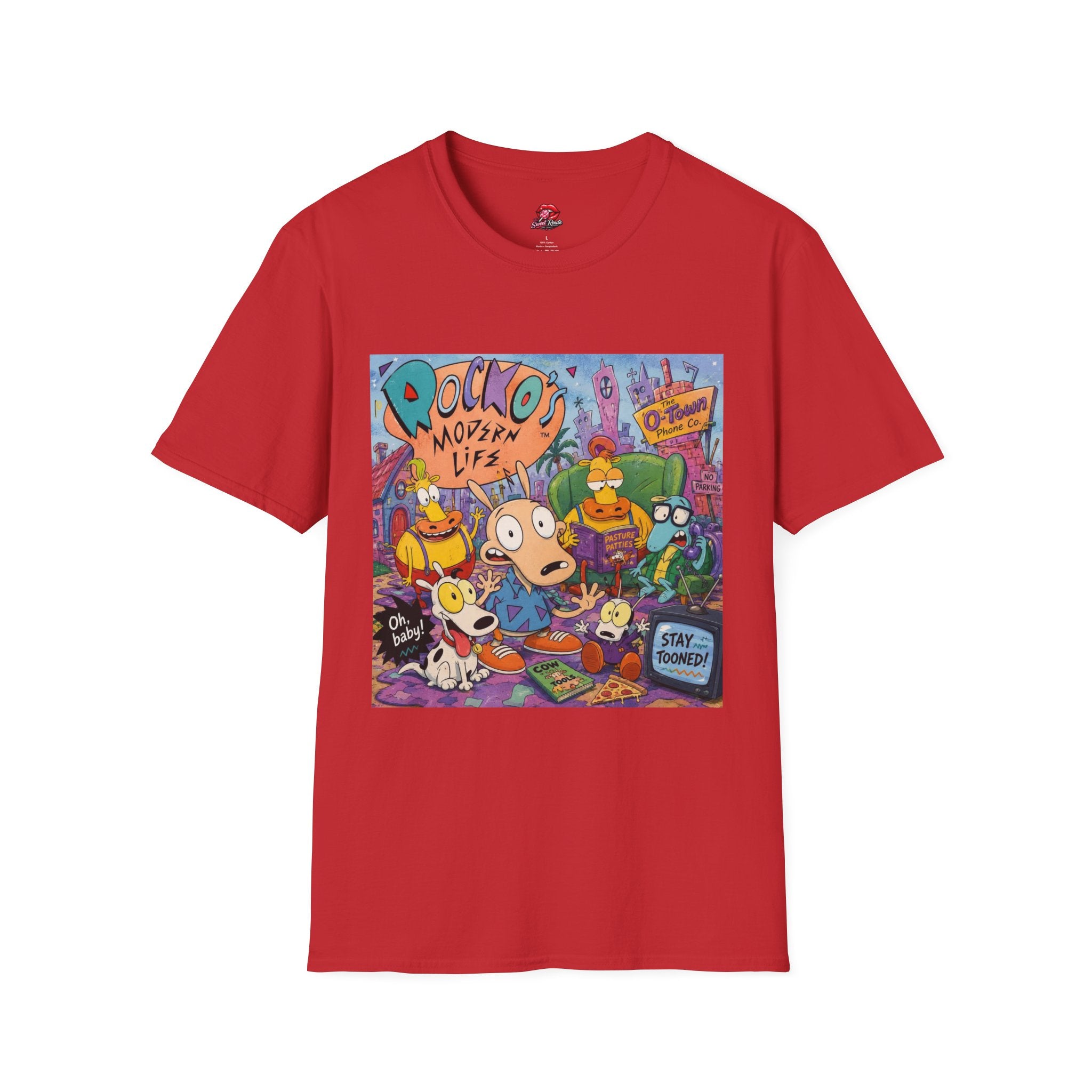 Rocko's Modern Life Graphic T-Shirt — Retro 90s Cartoon Tee