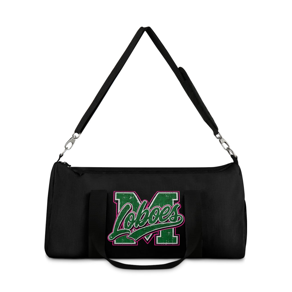 Loboes M Letter Duffel Travel Bag