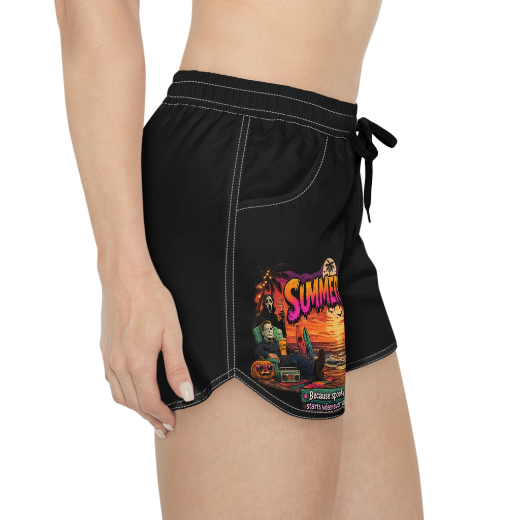Summerween Graphic Women's Casual Shorts