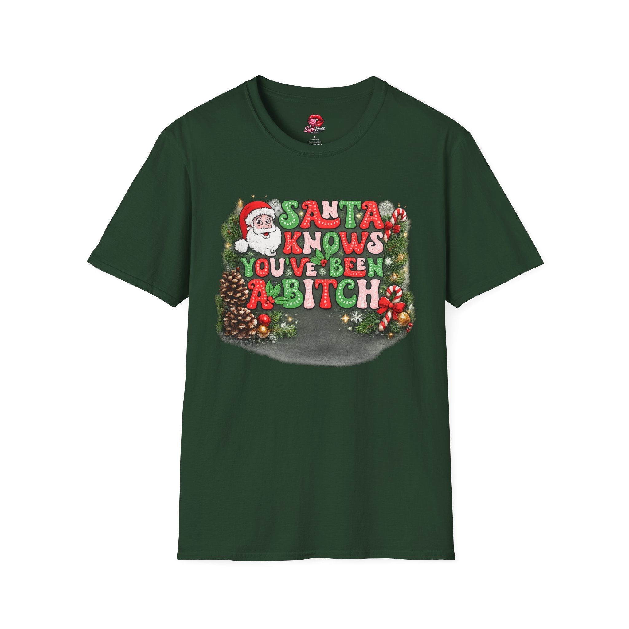 Santa Knows You've Been A Bitch T-Shirt