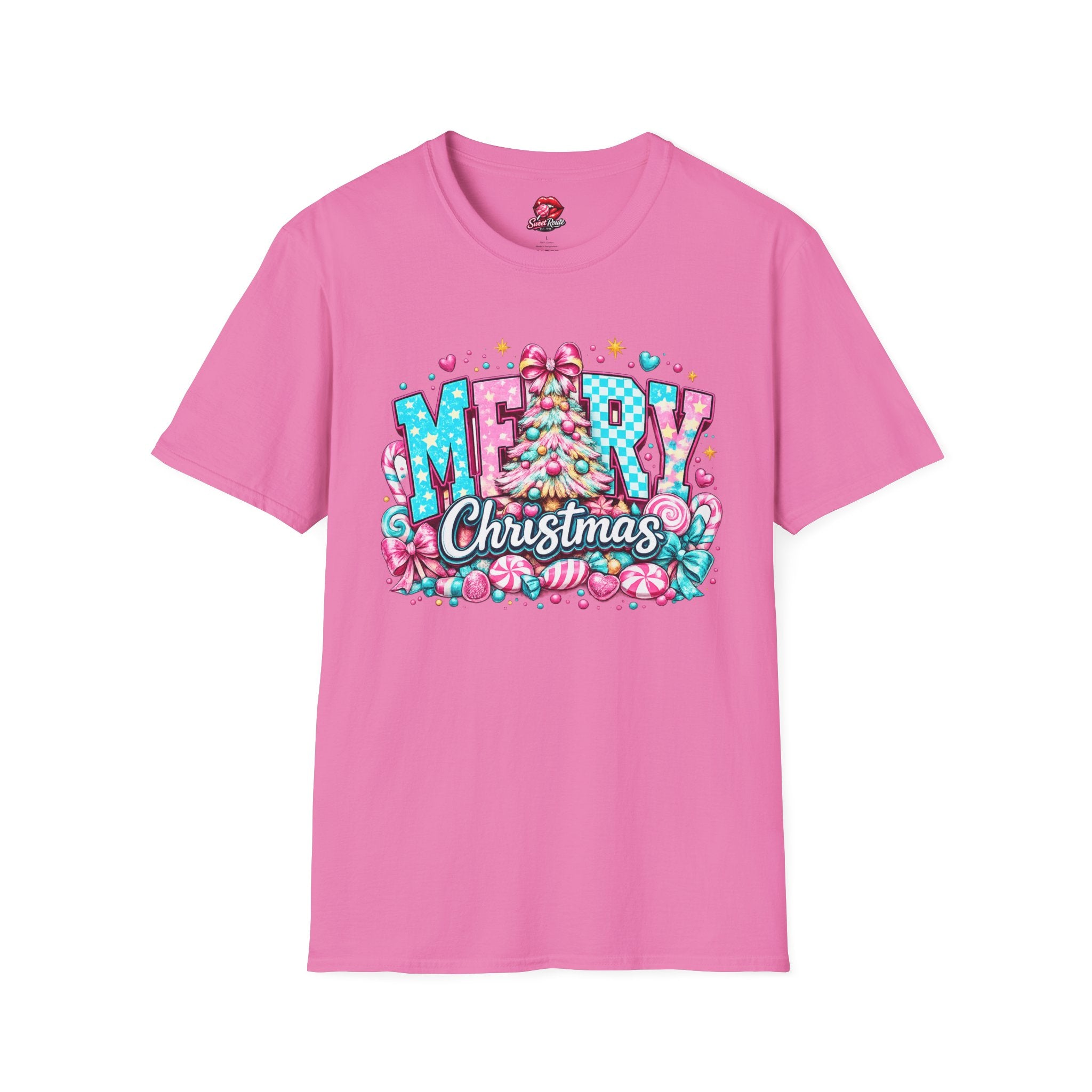 Merry Christmas candy tree T-Shirt