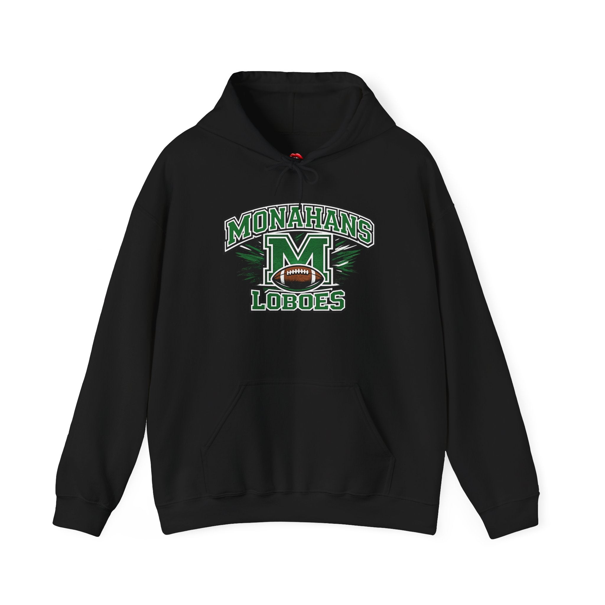 Monahans Loboes Football Hoodie — School Team Spirit Pullover