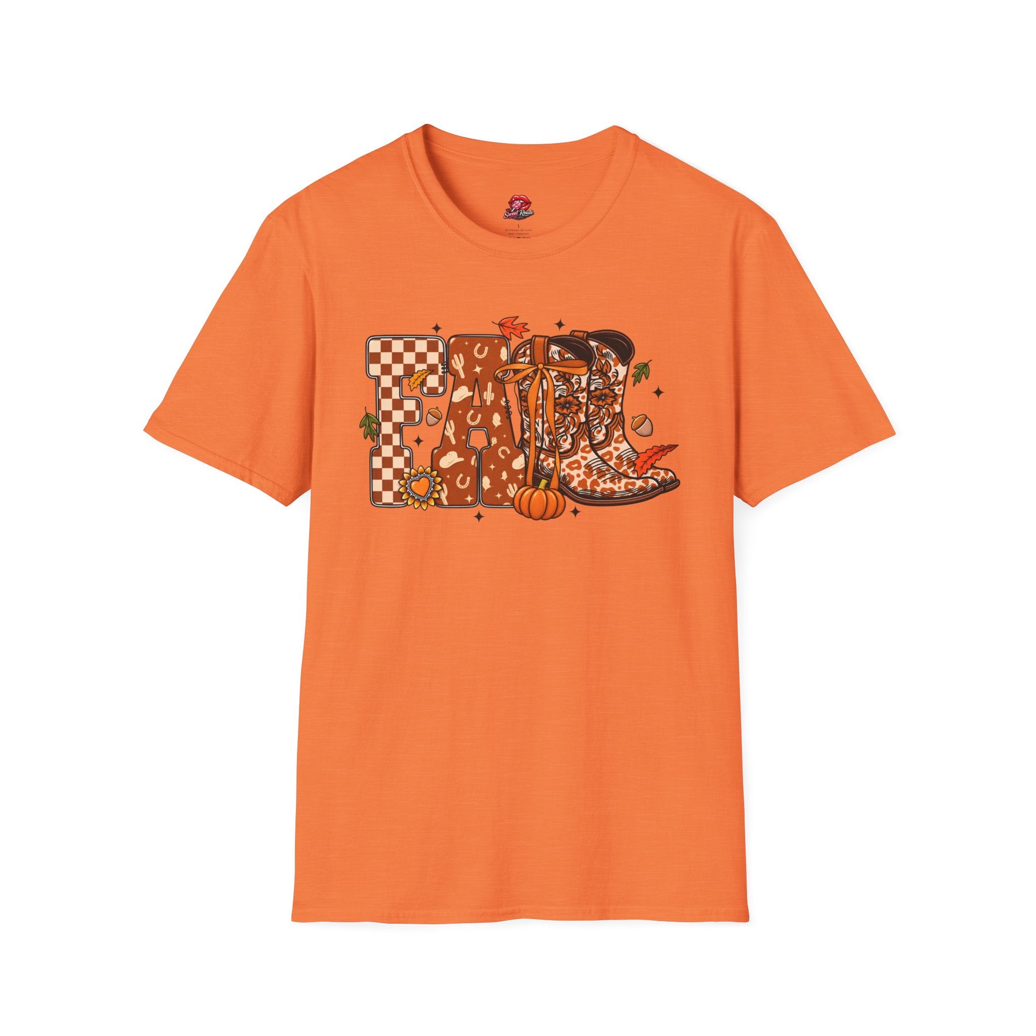 Pumpkin, Leopard & Plaid Fall Tee