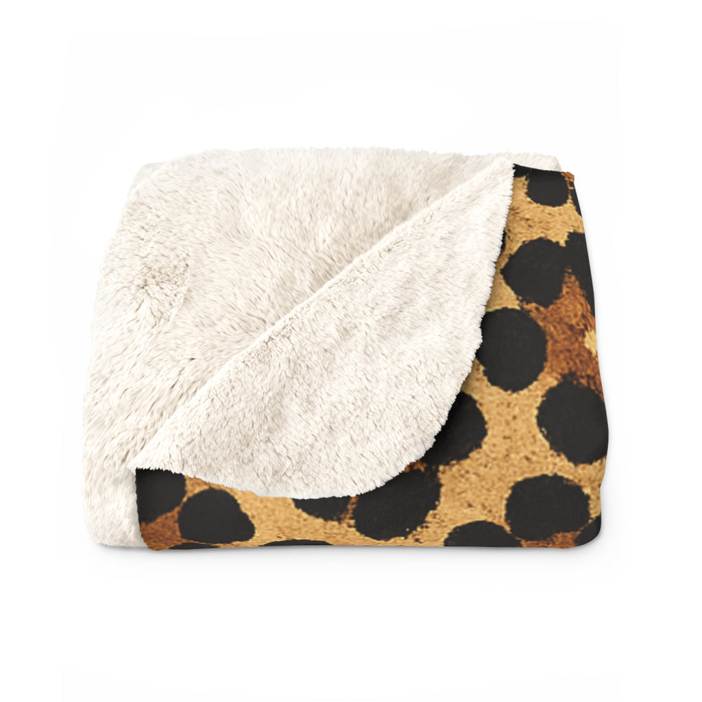 Senior 2027 Leopard Sherpa Fleece Blanket