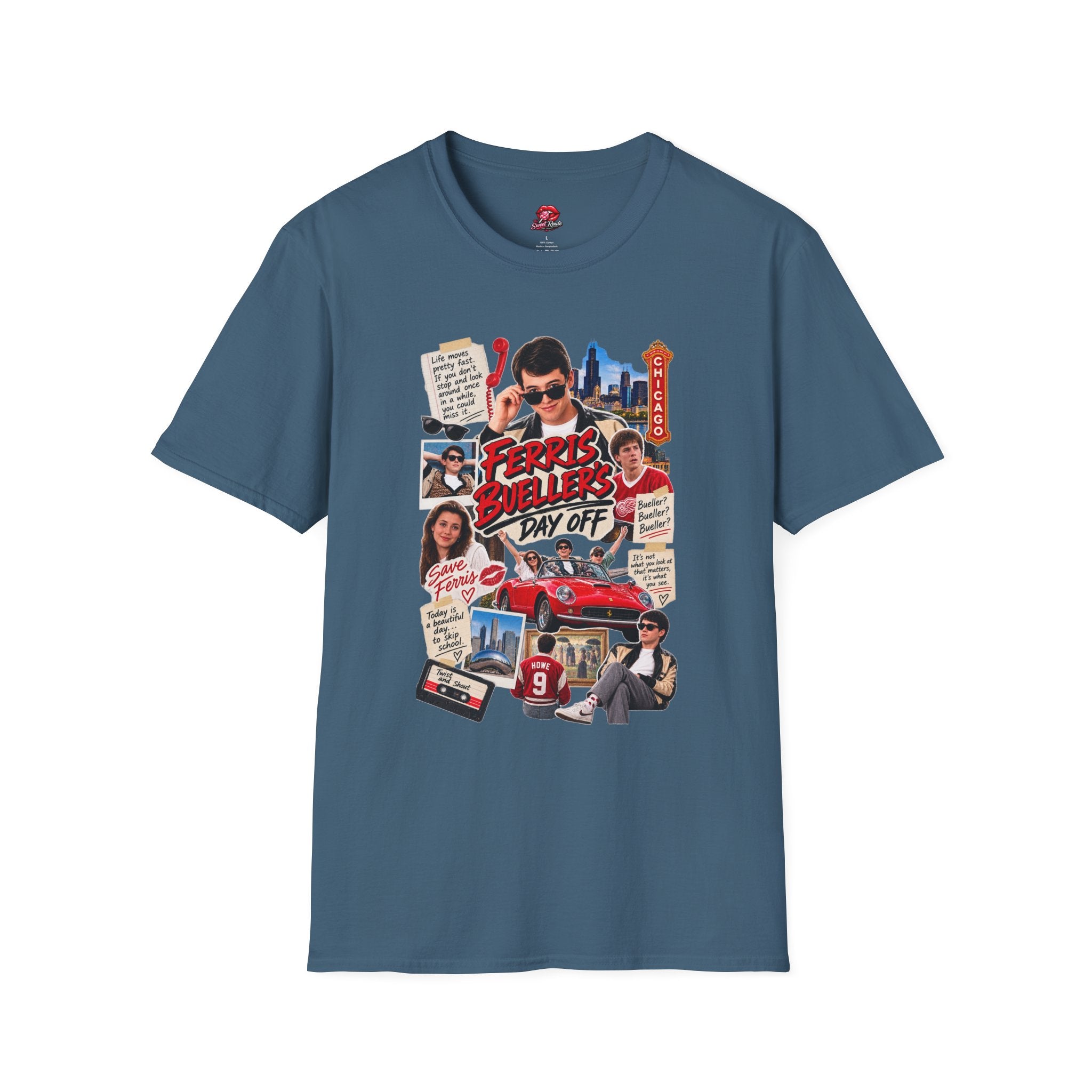 Ferris Collage Movie T-Shirt