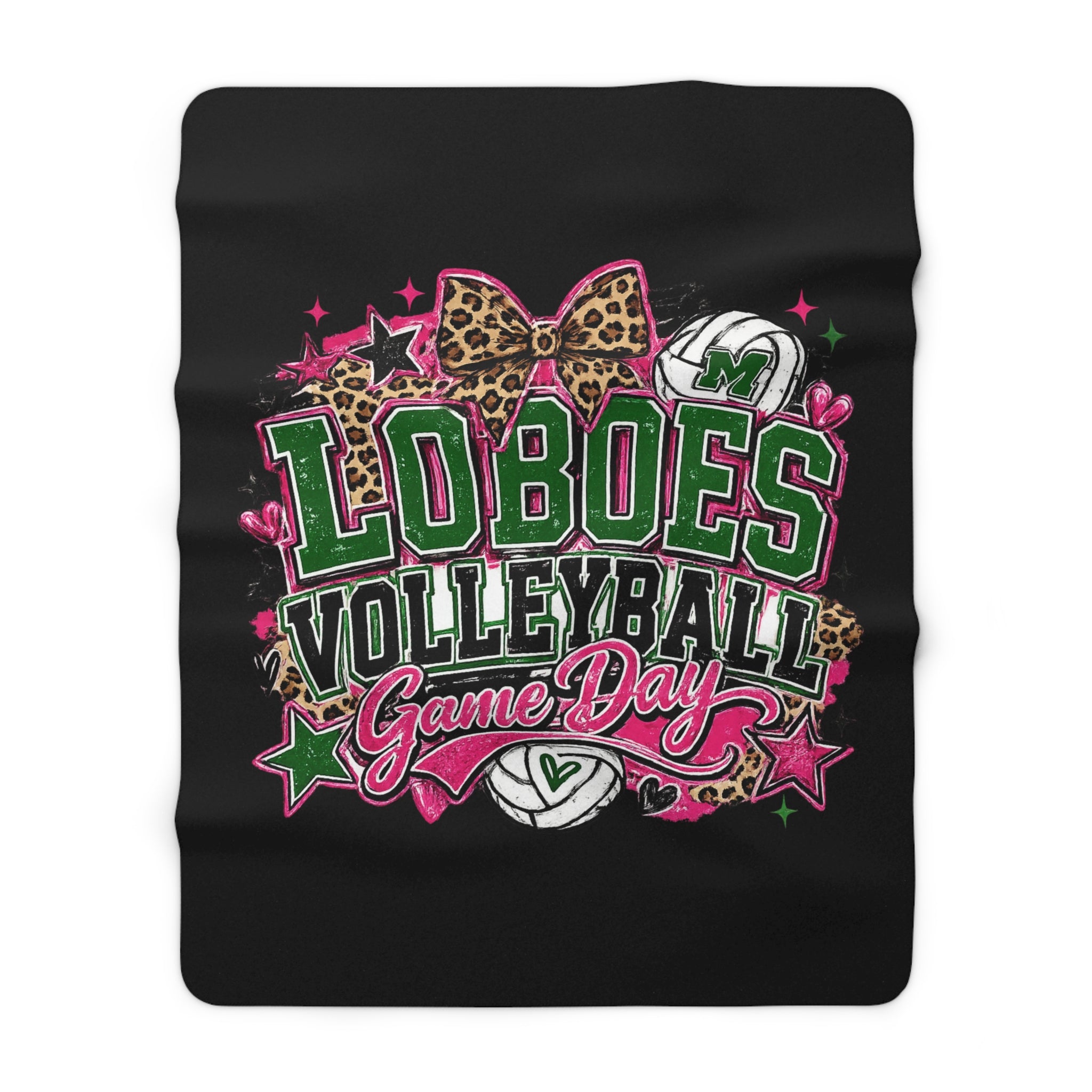 Loboes Volleyball Sherpa Blanket