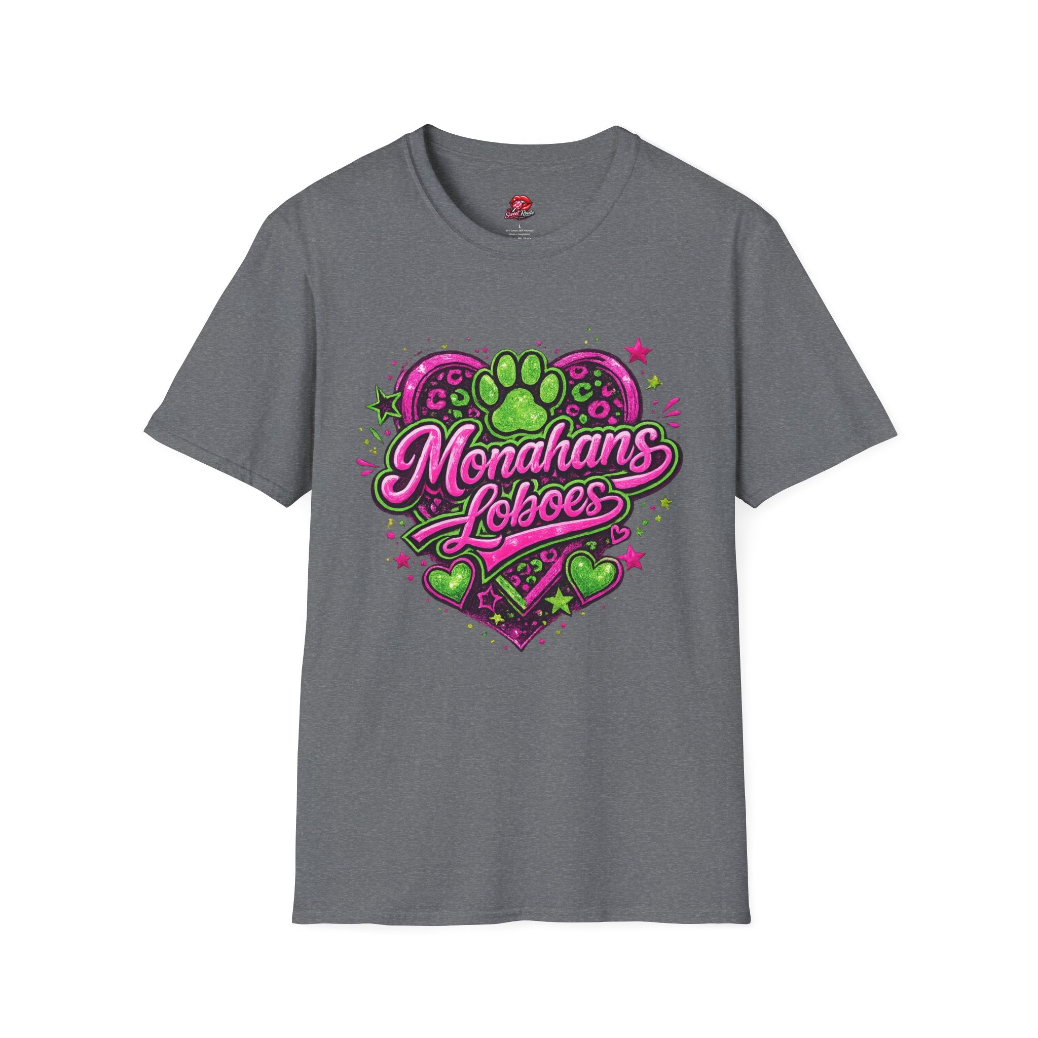 Monahans Loboes Paw Heart T-Shirt