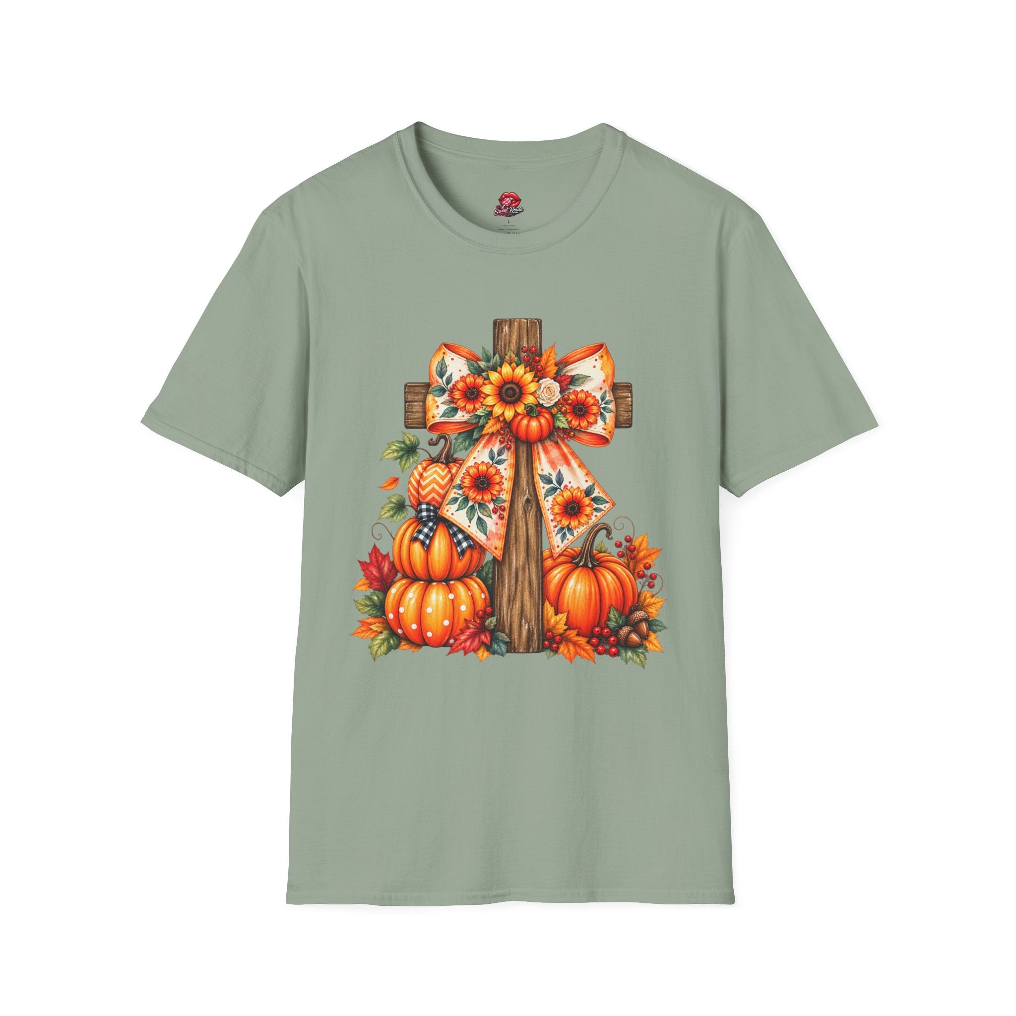 Autumn Sunflower Faith Harvest Tee