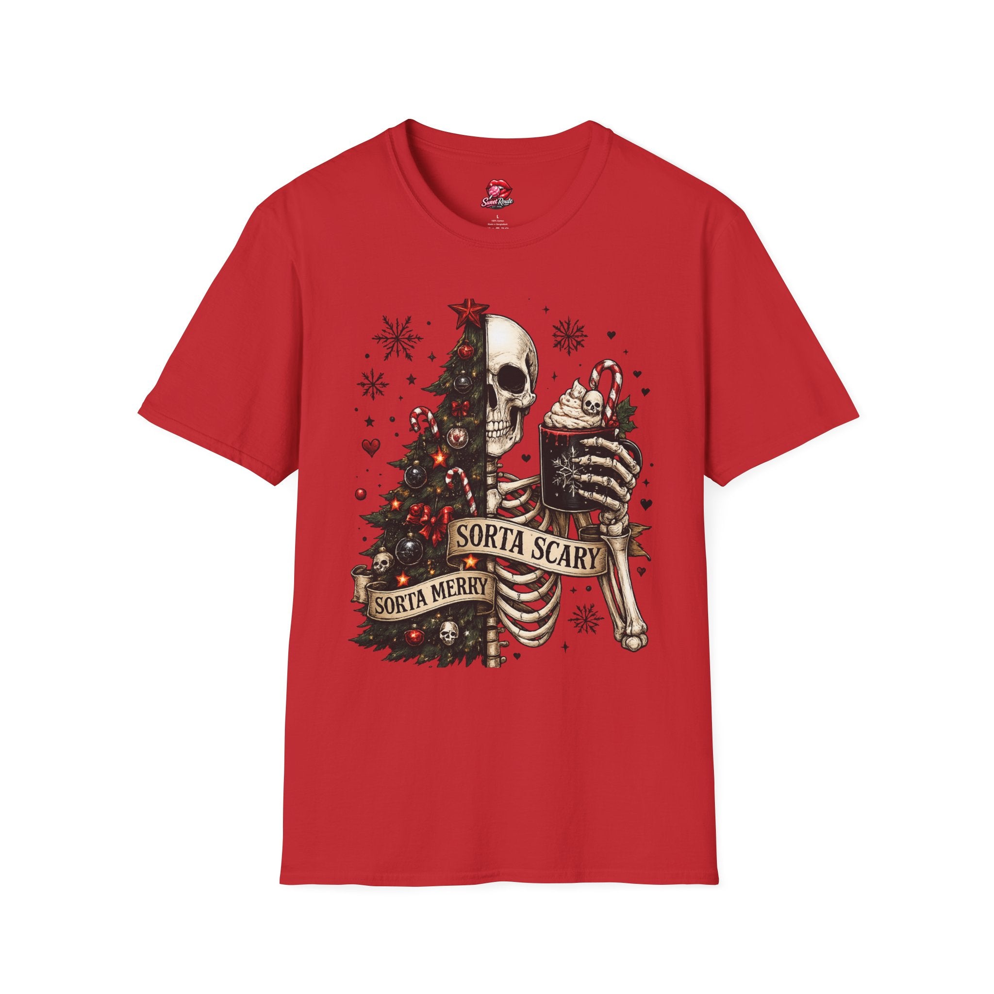 Skull Christmas Tree T-Shirt