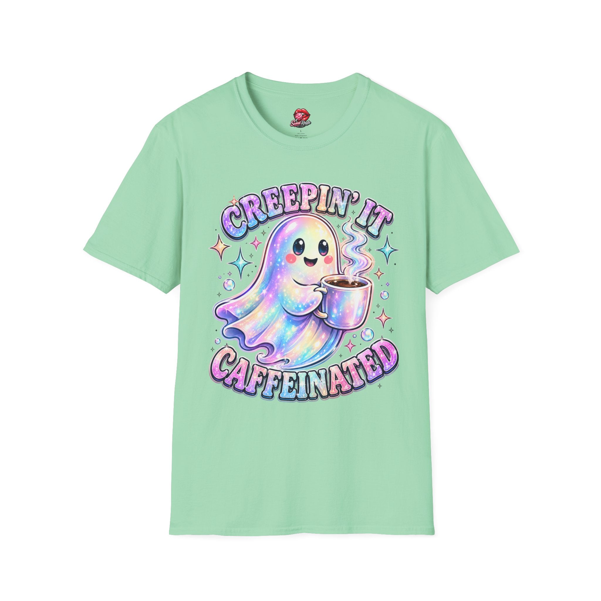 Creepin' It Caffeinated ghost T-Shirt