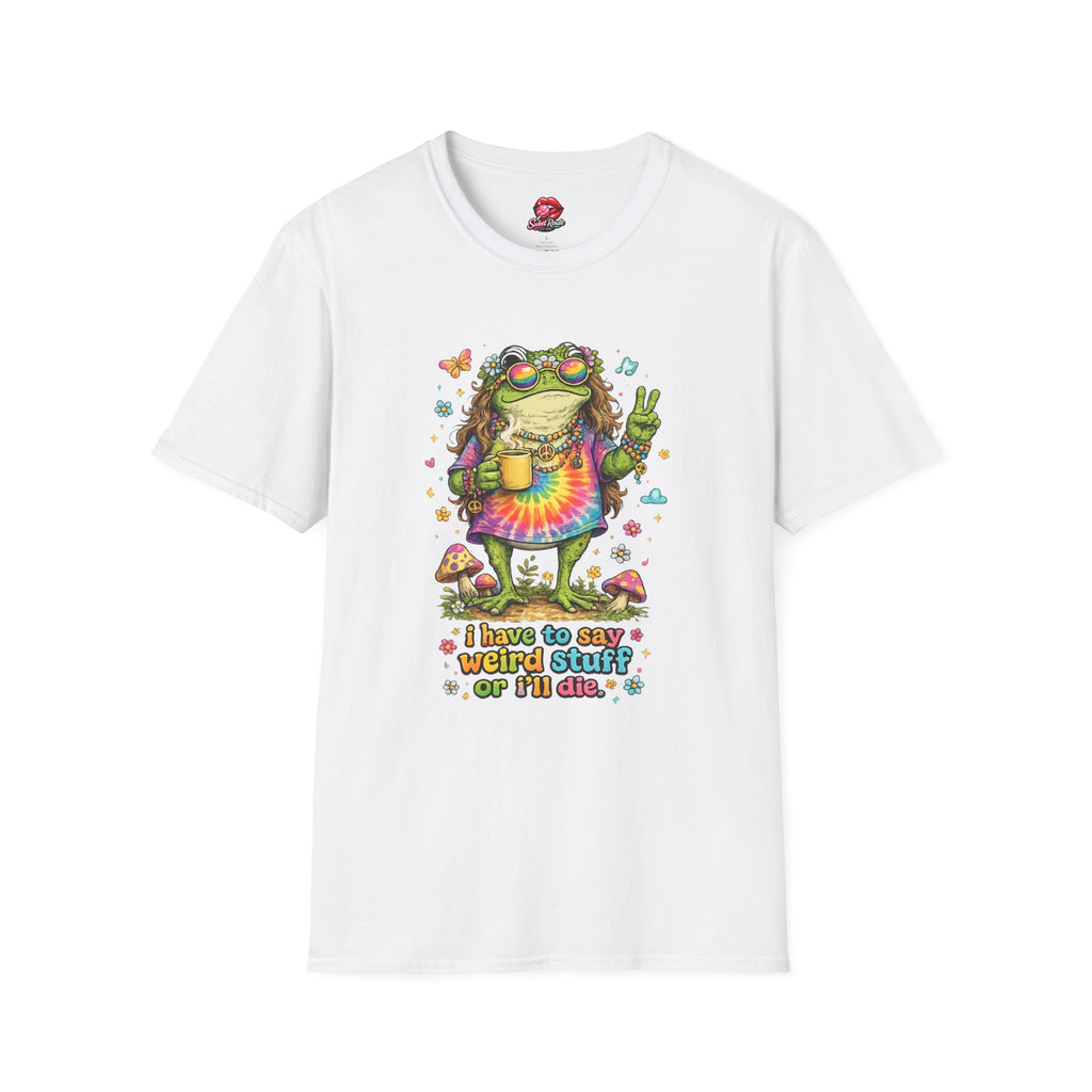 Hippie Frog Peace Sign T-Shirt