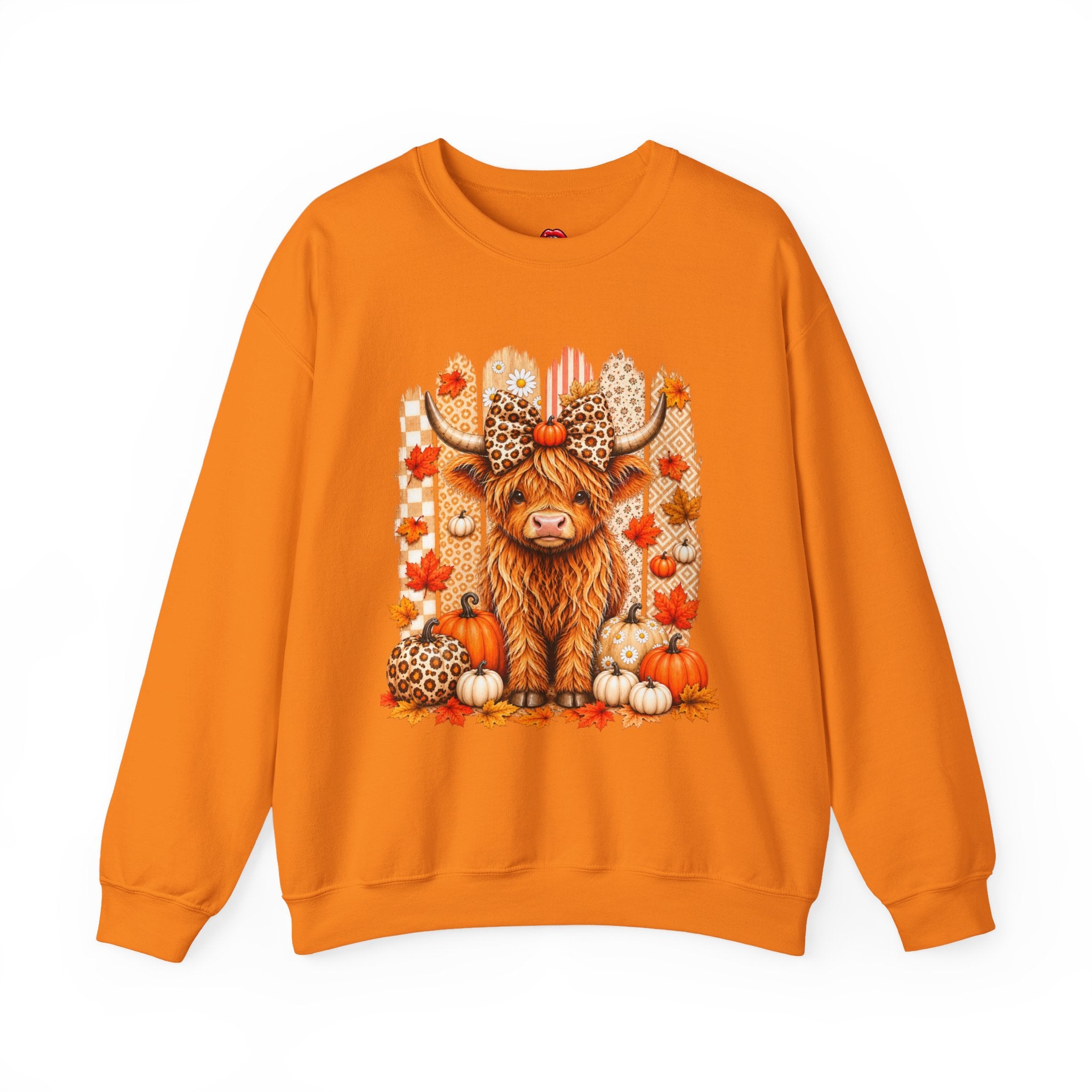 Autumn Highland Cow Sweatshirt