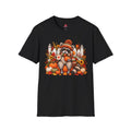 Cozy Fall Pumpkin, Sunflower RaccoonT-Shirt
