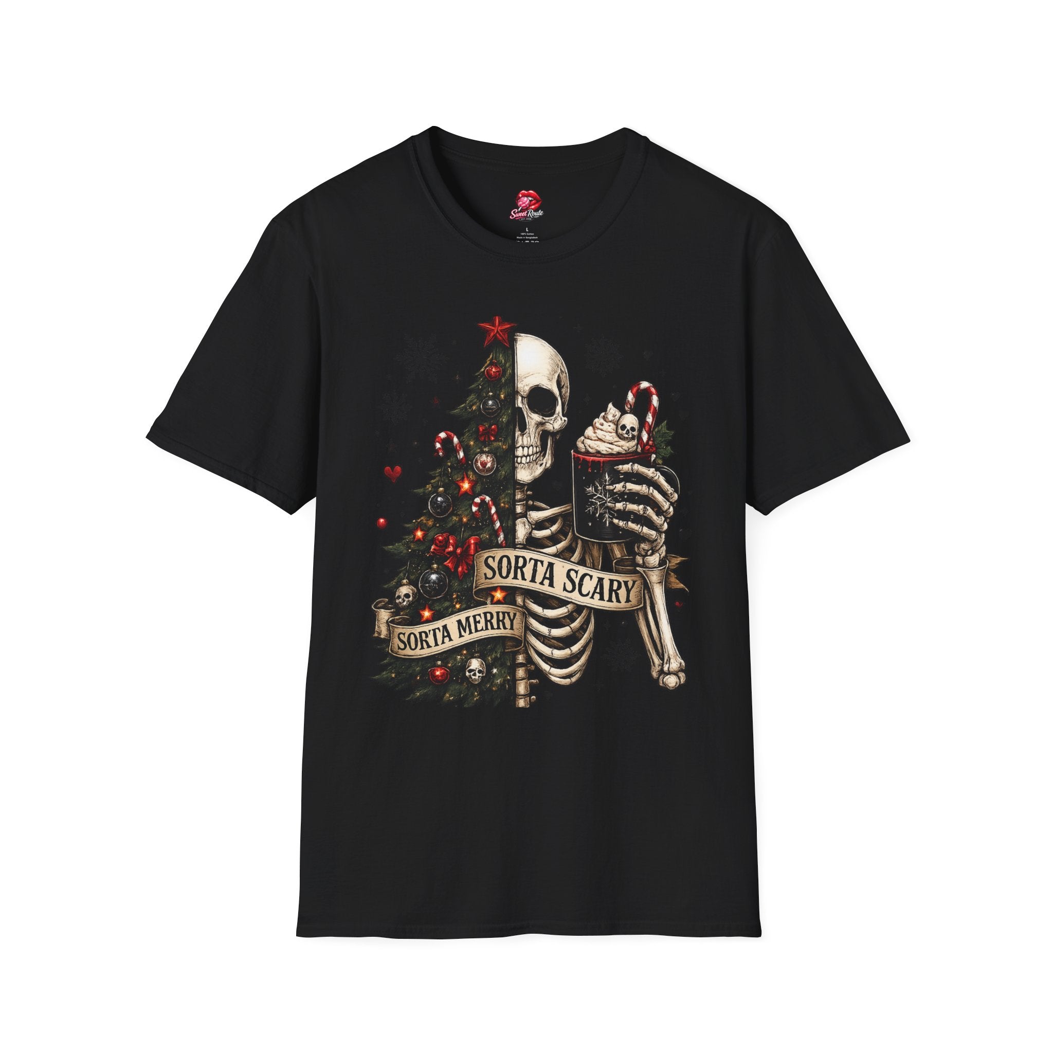 Skull Christmas Tree T-Shirt