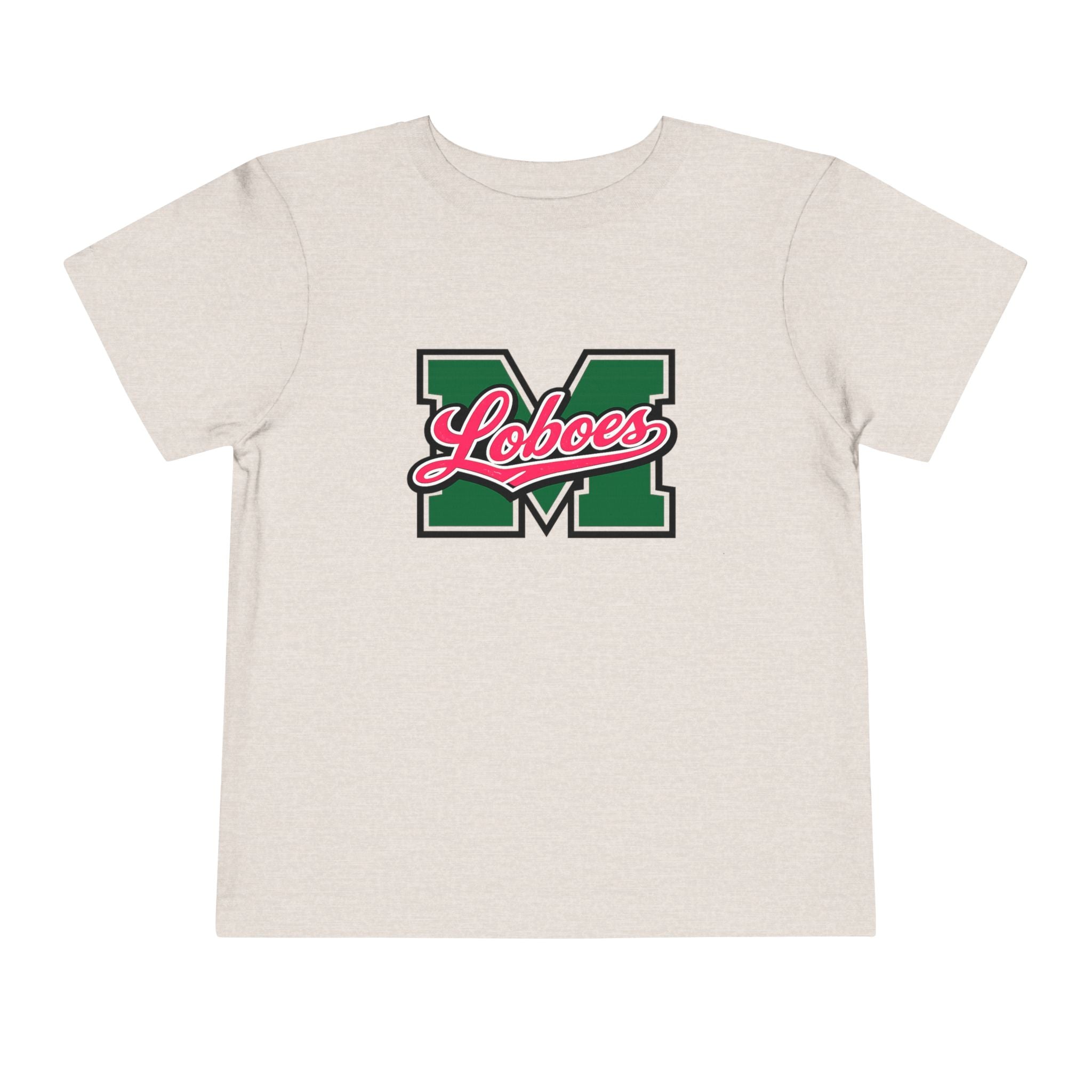 Toddler Tee Green 'M' Loboes School Spirit Shirt
