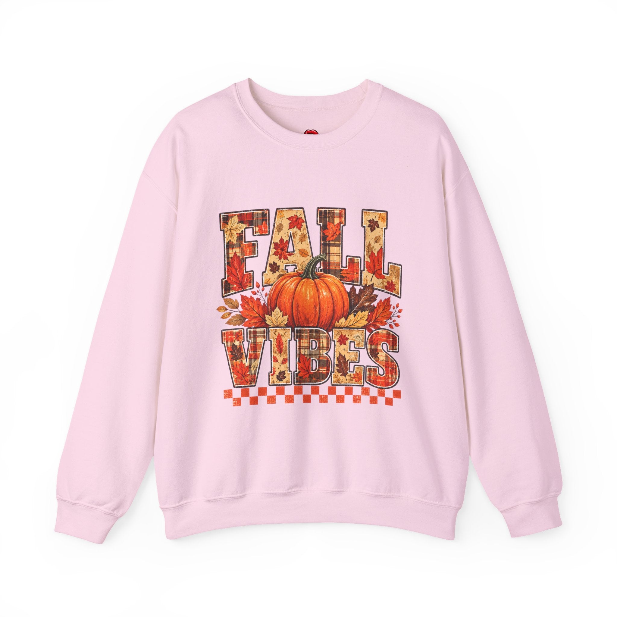 Pumpkin & Leaves Fall Vibes Crewneck