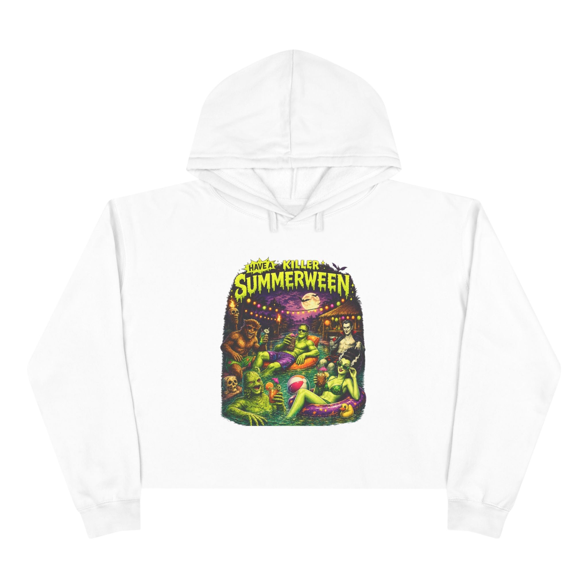 Summerween Crop Hoodie